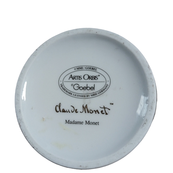 The Artis Orbis- Goebel Trinket DishvClaude Monet Ceramic Novelty Collectible - Picture 7 of 8